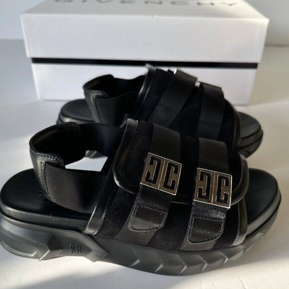 NIB*GIVENCHY SLINGBACK MARSHMALLOW SANDALS *BRAND NEW & BOX & 2 LOGO SHOE BAGS - Picture 4 of 8